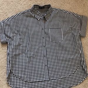 Madewell Gingham Oversized Shirt